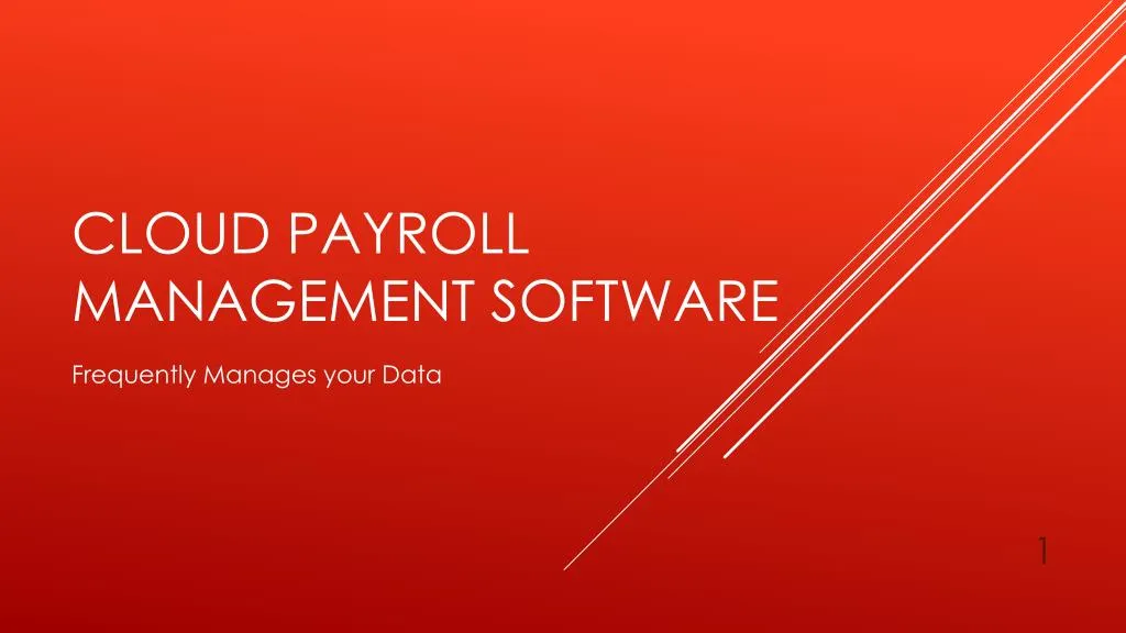 cloud payroll management software