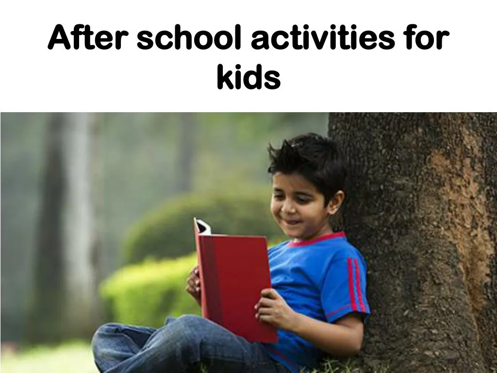 after school activities for kids