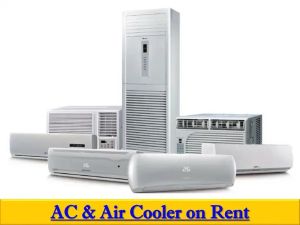 AC and Air cooler on Rent in Hyderabad