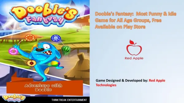 Doobie's Fantasy, Most Ideal Game for All Age Groups, developed by Mobile Game Developed Company