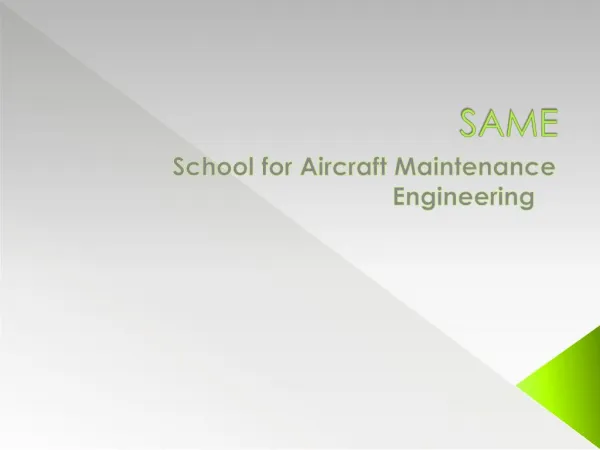 Supreme Aircraft Maintenance Engineering Colleges in India