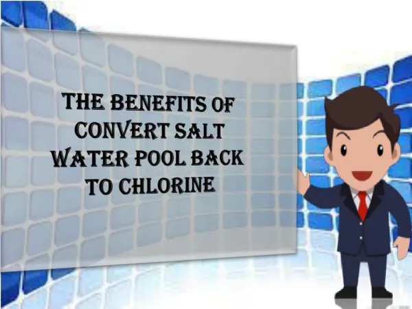 Benefits Of Convert Salt Water Pool Back To Chlorine