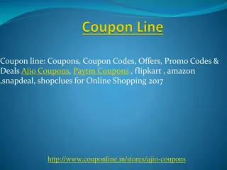 Ajio promo code - slide 1