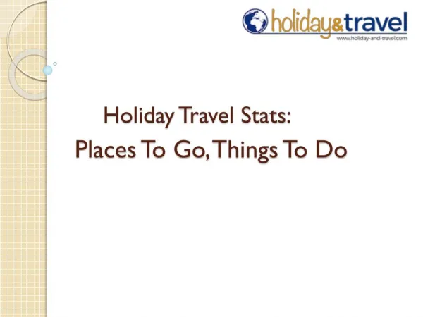 Travel Destinations January