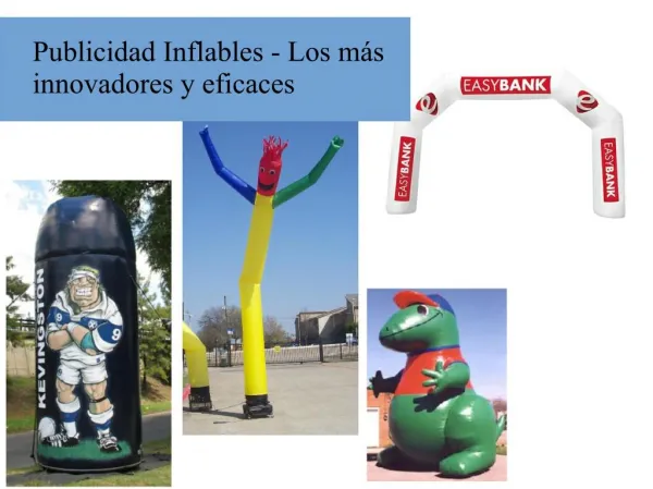 Publicidad Inflables - Los más innovadores y eficaces