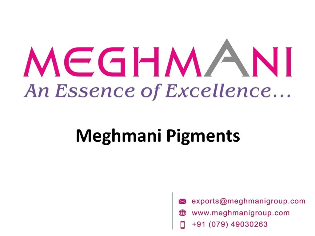 meghmani pigments