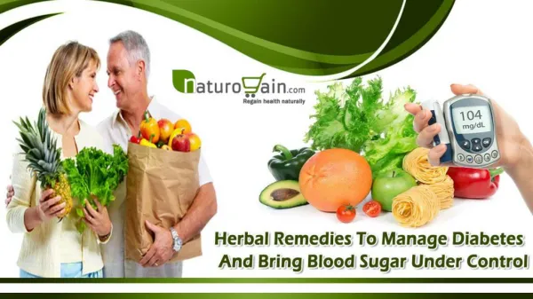 Herbal Remedies To Manage Diabetes And Bring Blood Sugar Under Control
