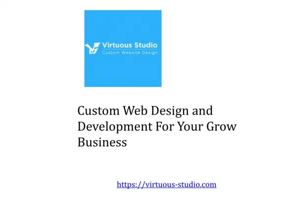 Best Custom Web design and Development in India