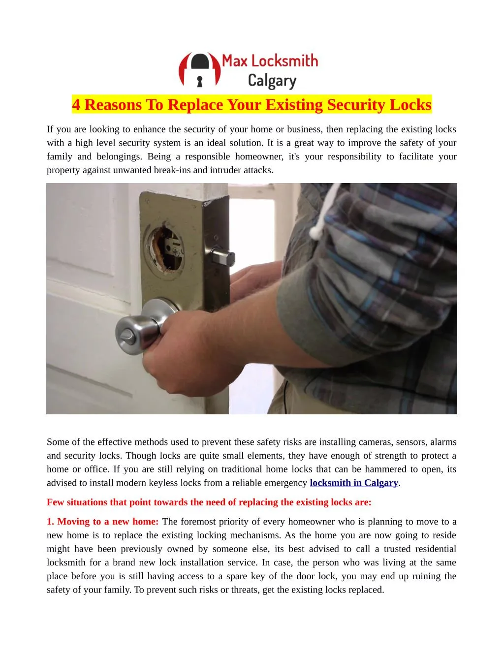 4 reasons to replace your existing security locks