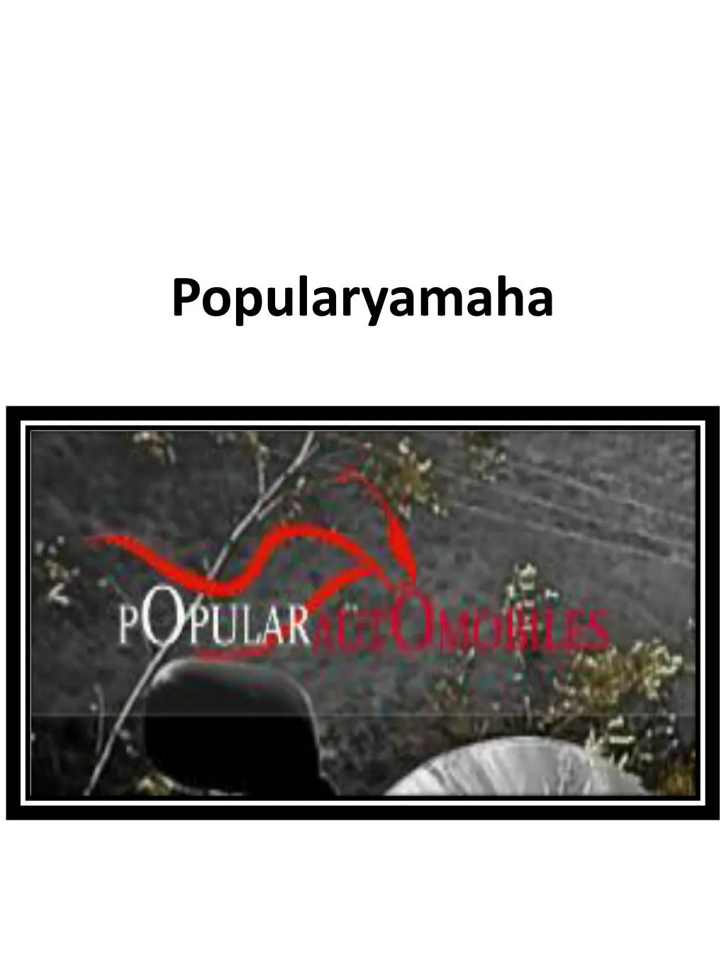 popularyamaha