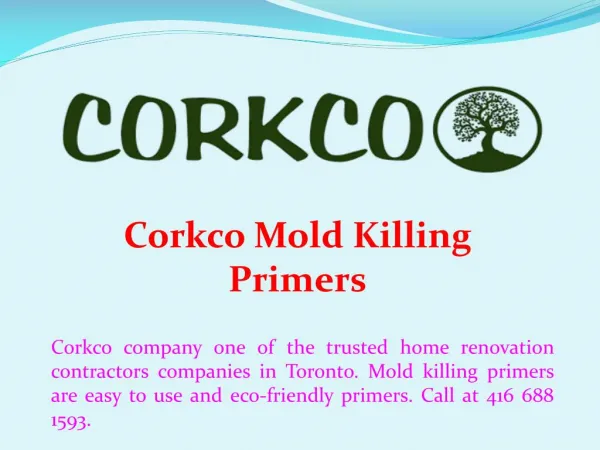 Corkco Mold Killing Primers