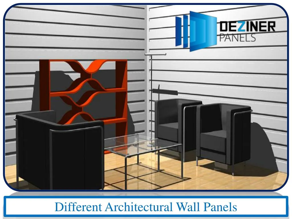 different architectural wall panels