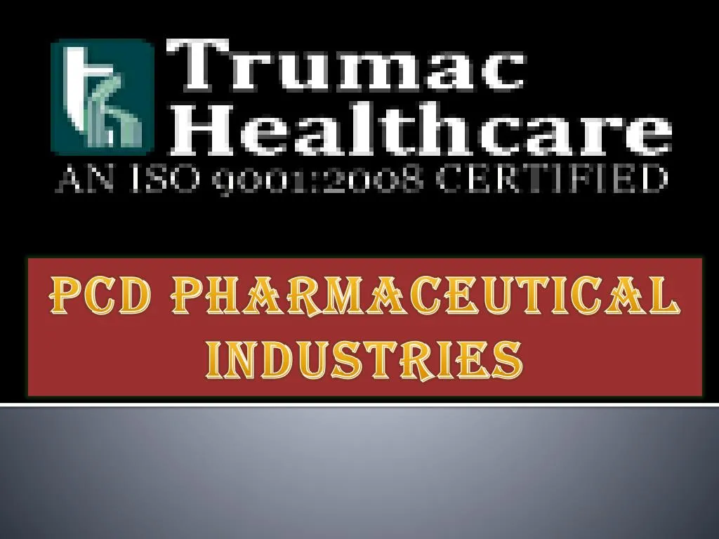 pcd pharmaceutical industries