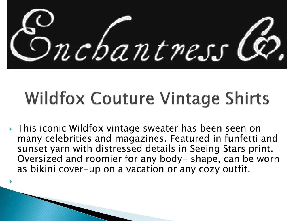 wildfox couture vintage shirts