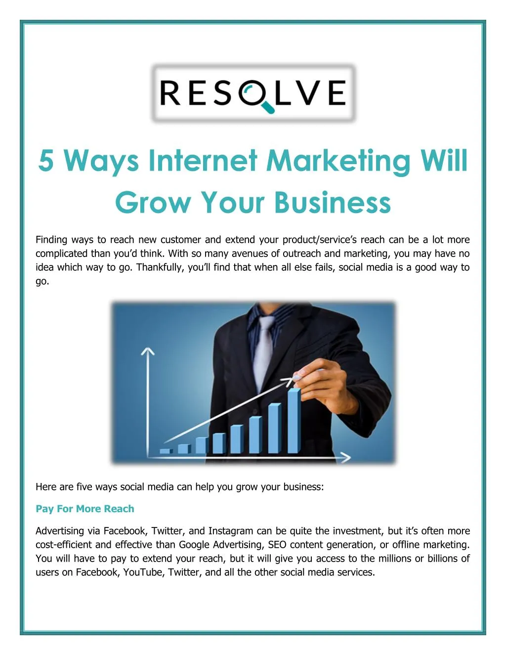 5 ways internet marketing will grow your business