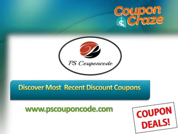 Discover most recent discount coupons