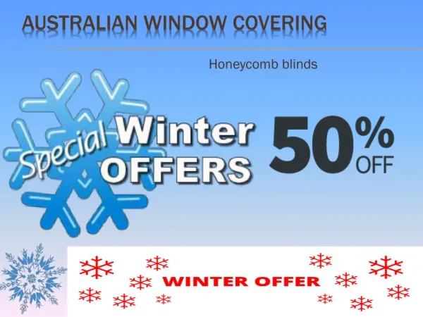 Australian window covering-Honeycomb blinds