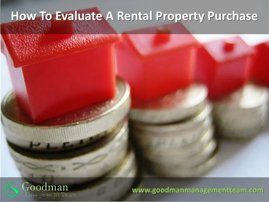 how to evaluate a rental property purchase