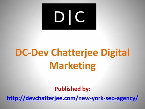 Dev Chatterjee Digital Marketing