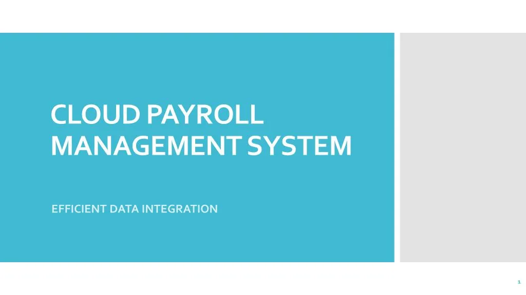 cloud payroll management system