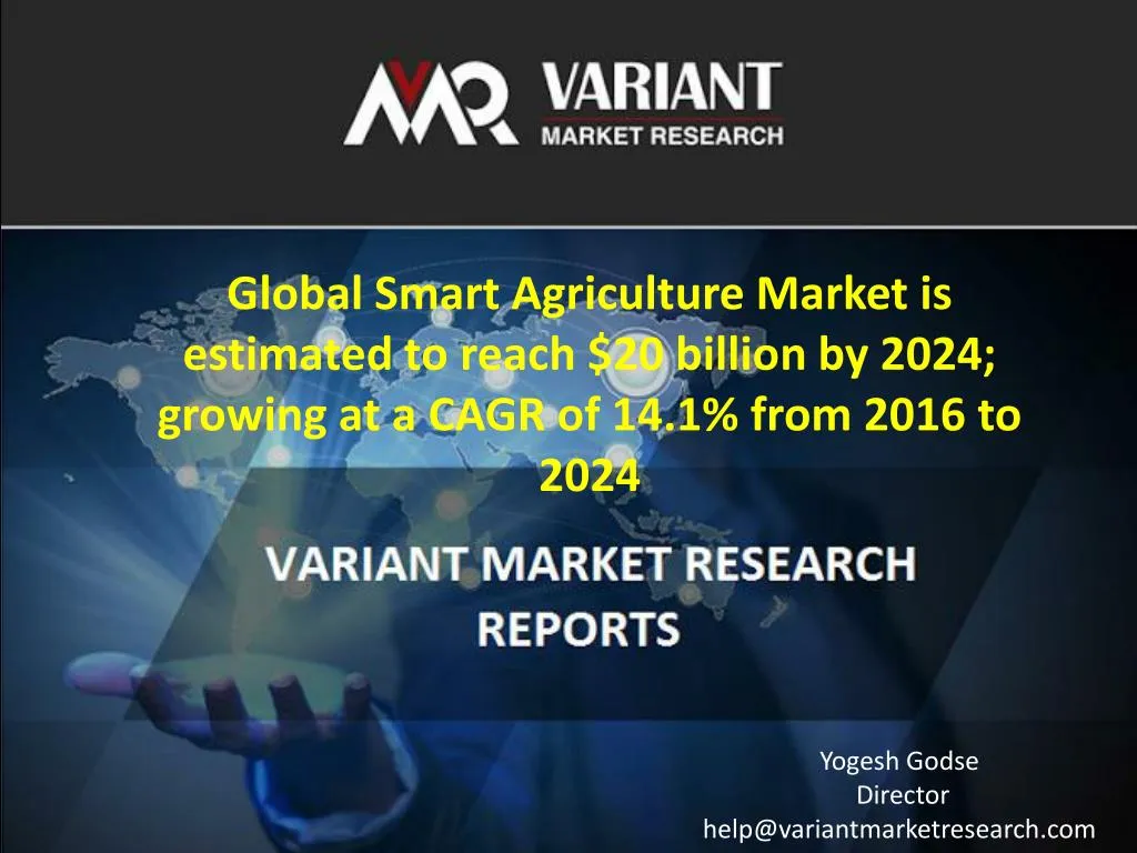 global smart agriculture market is estimated