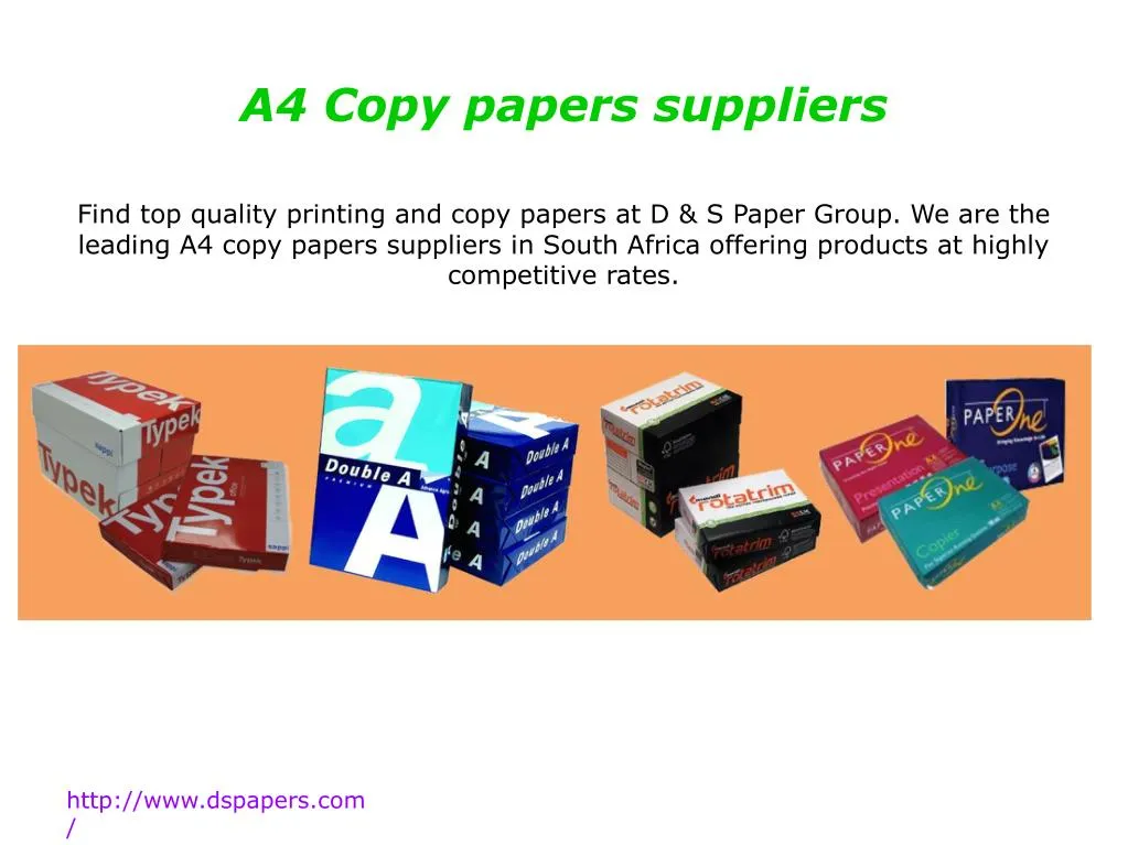a4 copy papers suppliers