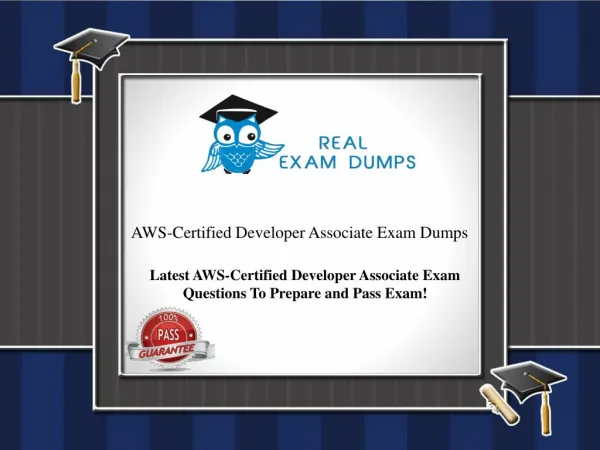 Pass Your AWS Certified Developer Associate Exam And Get Certified | Practice Question Answers