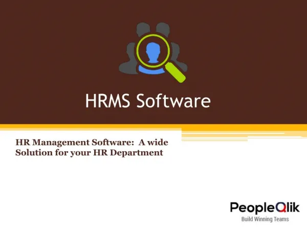 HRMS Software: An innovative Software for management of your HR