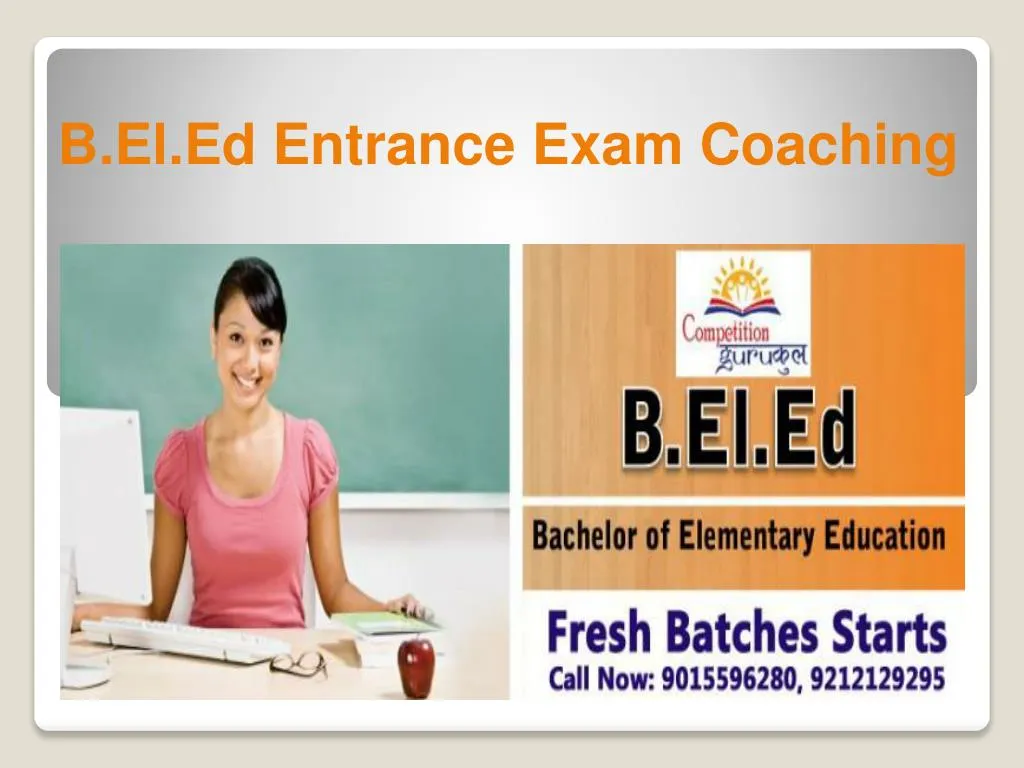 b el ed entrance exam coaching