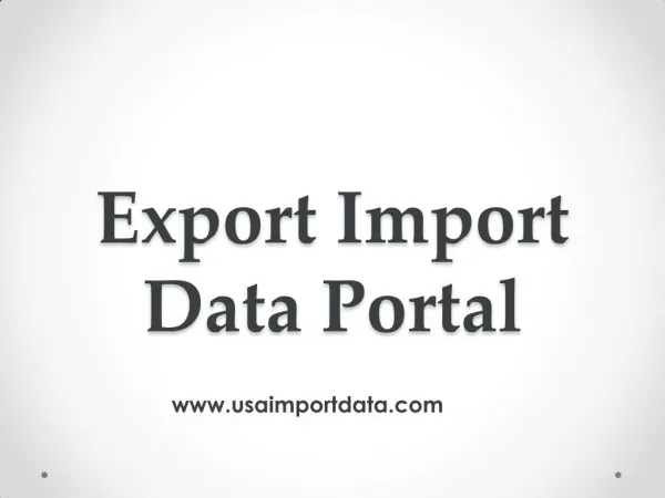 Get daily Export Import shipments Data from Customs