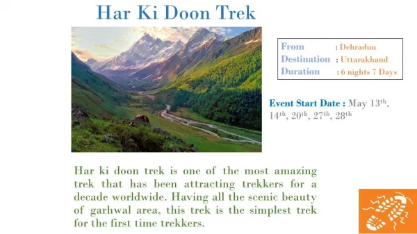 Har Ki Doon Trek In Uttarakhand