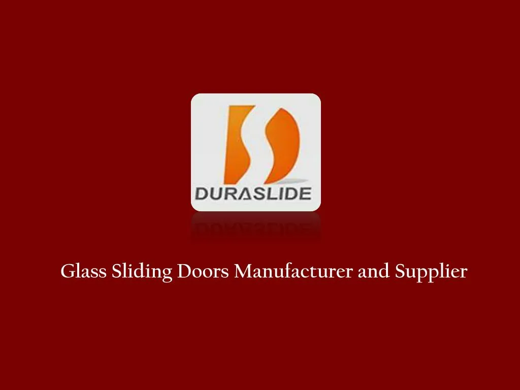 glass sliding doors manufacturer and supplier