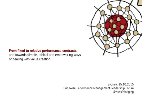 From fixed to relative performance contracts - Keynote by Niels Pflaeging at Cubewise Performance Management Leadership