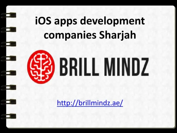 iOS apps development companies Sharjah