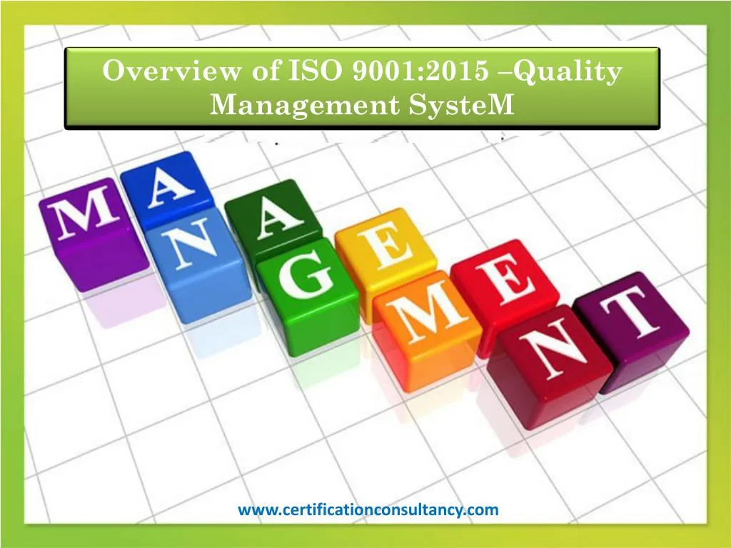 overview of iso 9001 2015 quality management
