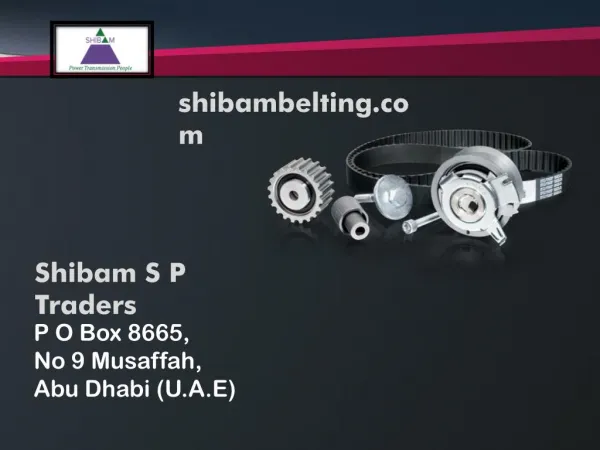Necessary Car Timing Belts Made By shibambelting.com