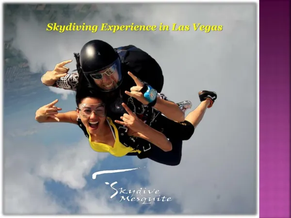 Skydiving Experience in Las Vegas