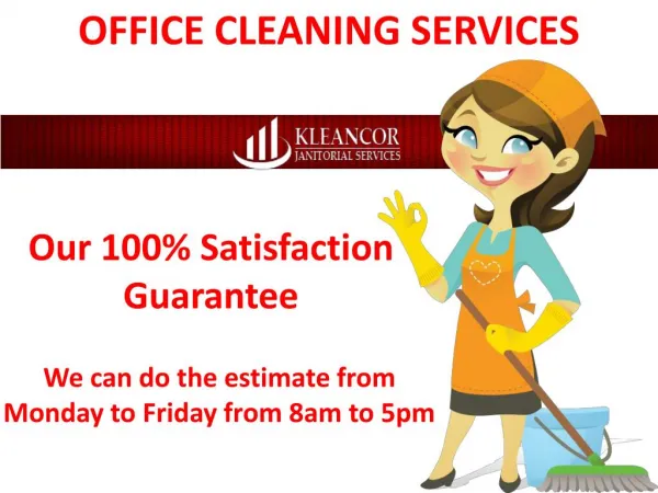 Office cleaning services In Pittsburgh PA