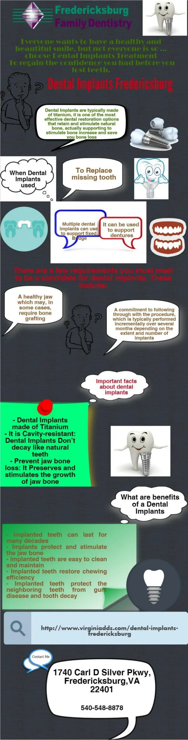 Dental Implants Fredericksburg, Dental Implants in Fredericksburg VA