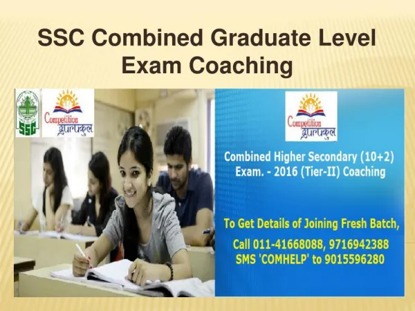 SSC Combined Graduate Level Exam Coaching
