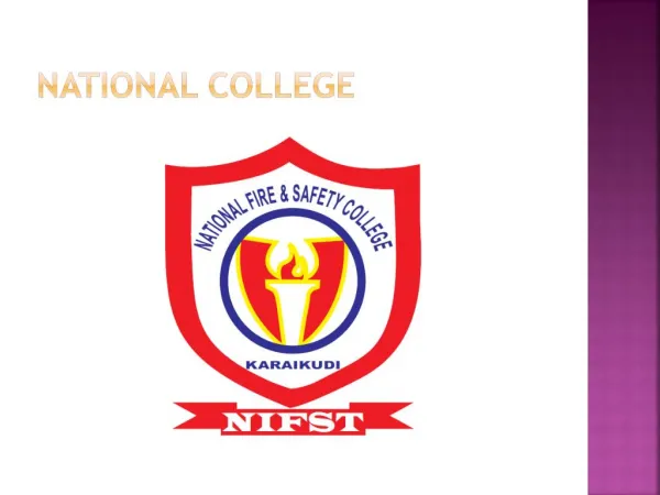 NIFST -National Institute of Fire and Safety Engineering and Technology