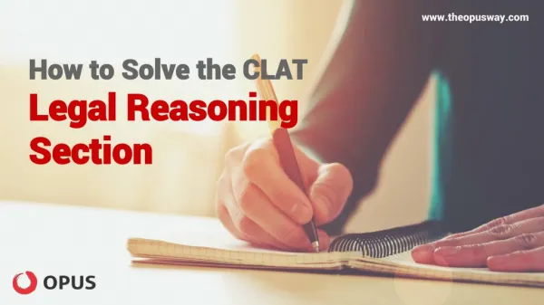 How to solve the legal reasoning section in CLAT