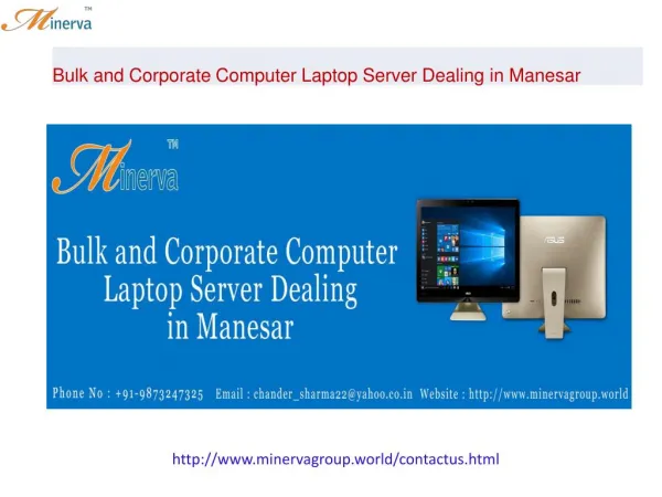 Bulk and Corporate Computer Laptop Server Dealing in Manesar