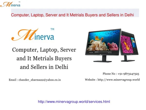 Computer, Laptop, Server and It Metrials Buyers and Sellers in Delhi