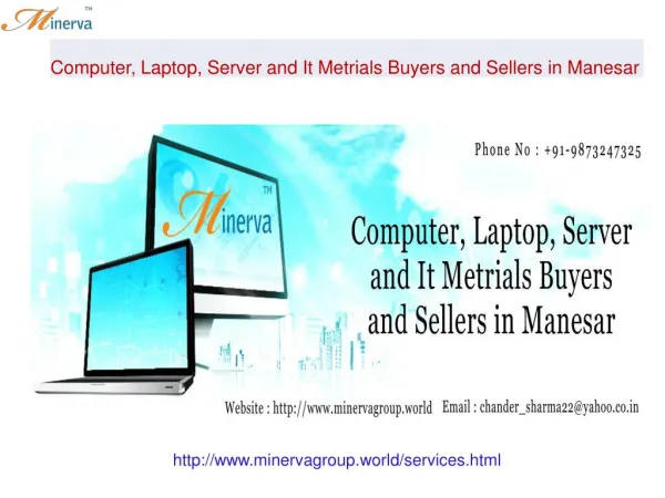 Computer, Laptop, Server and It Metrials Buyers and Sellers in Manesar