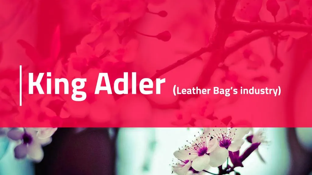 king adler leather bag s industry