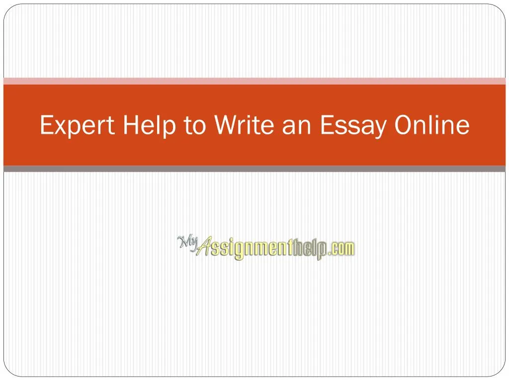 help write an essay online