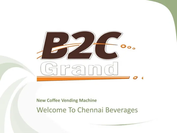 Latest New Coffee Vending Machine - Chennai Beverages