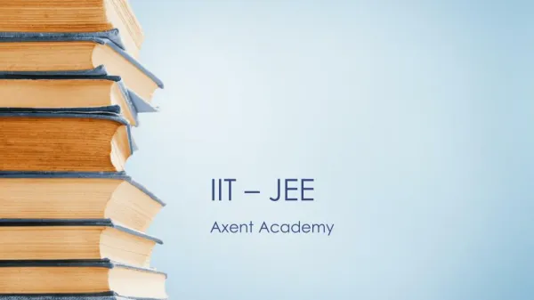 IIT-JEE – A Changing perspective