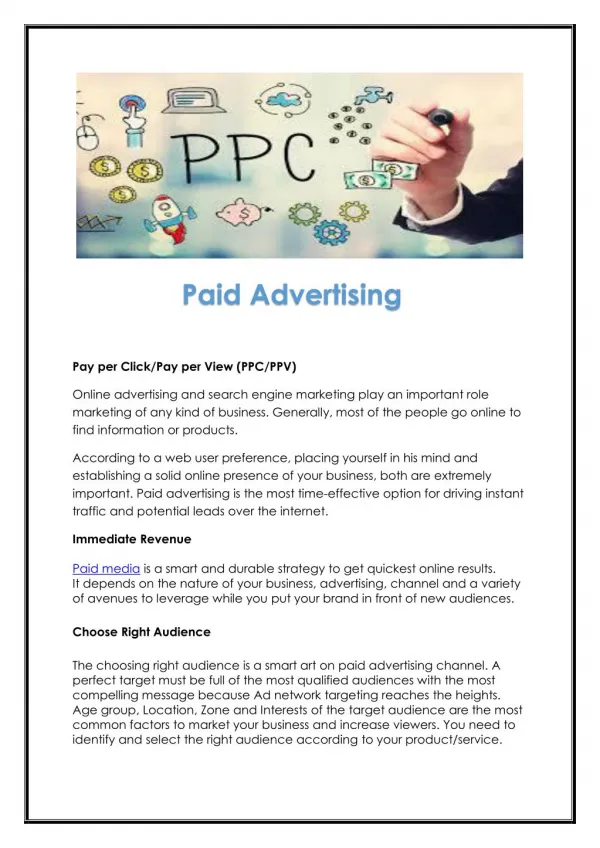 Paid Advertising | Digital Marketing in Gurgaon